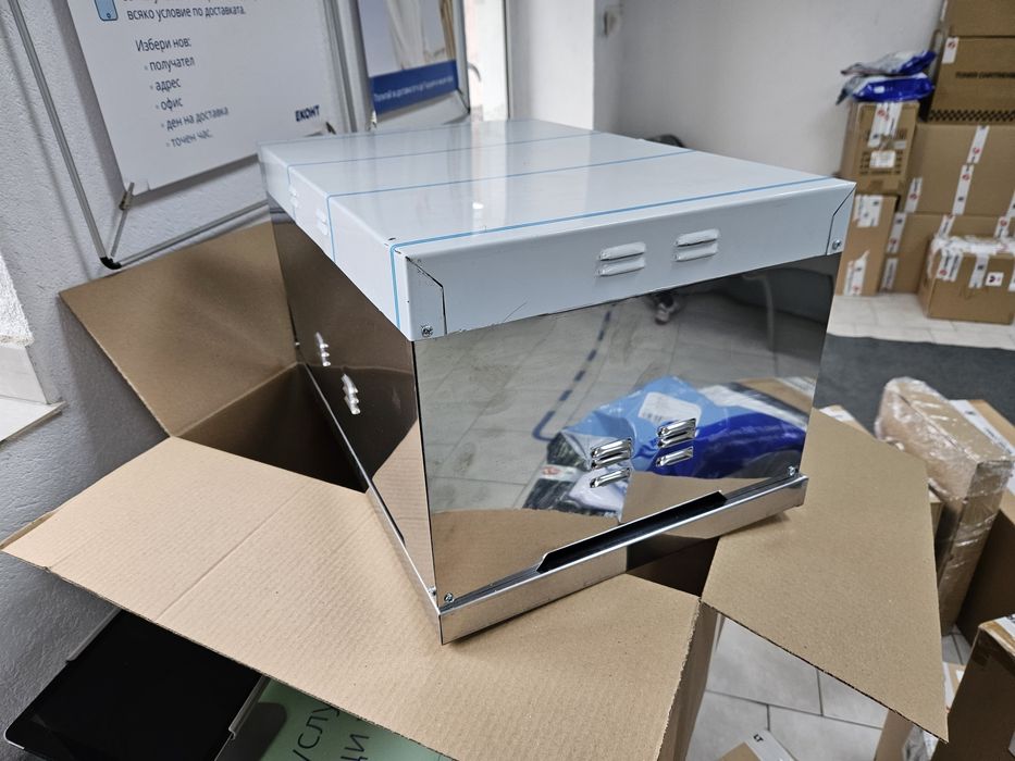 Принцесник от неръждавейка със горни и долни стъклени нагреватели