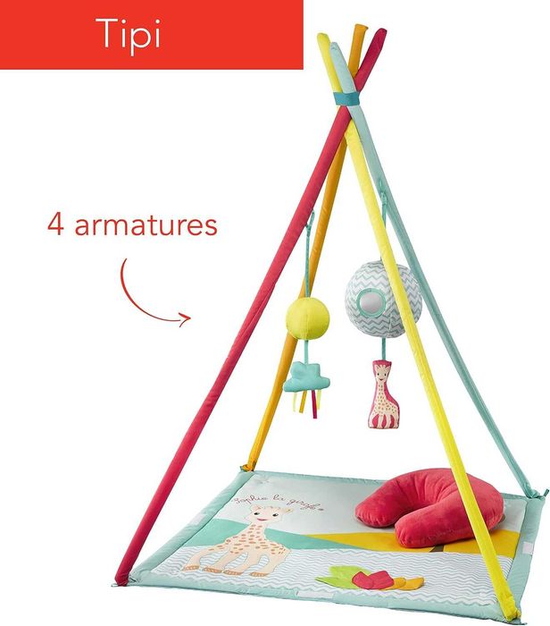 СОФИ ЖИРАФЧЕТО Палатка Tipi / матраче за игра Sophie La Girafe