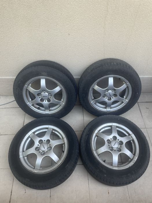 4 броя лети джанти Rial 15 цола с 4 броя летни гуми Michelin 195/65R15
