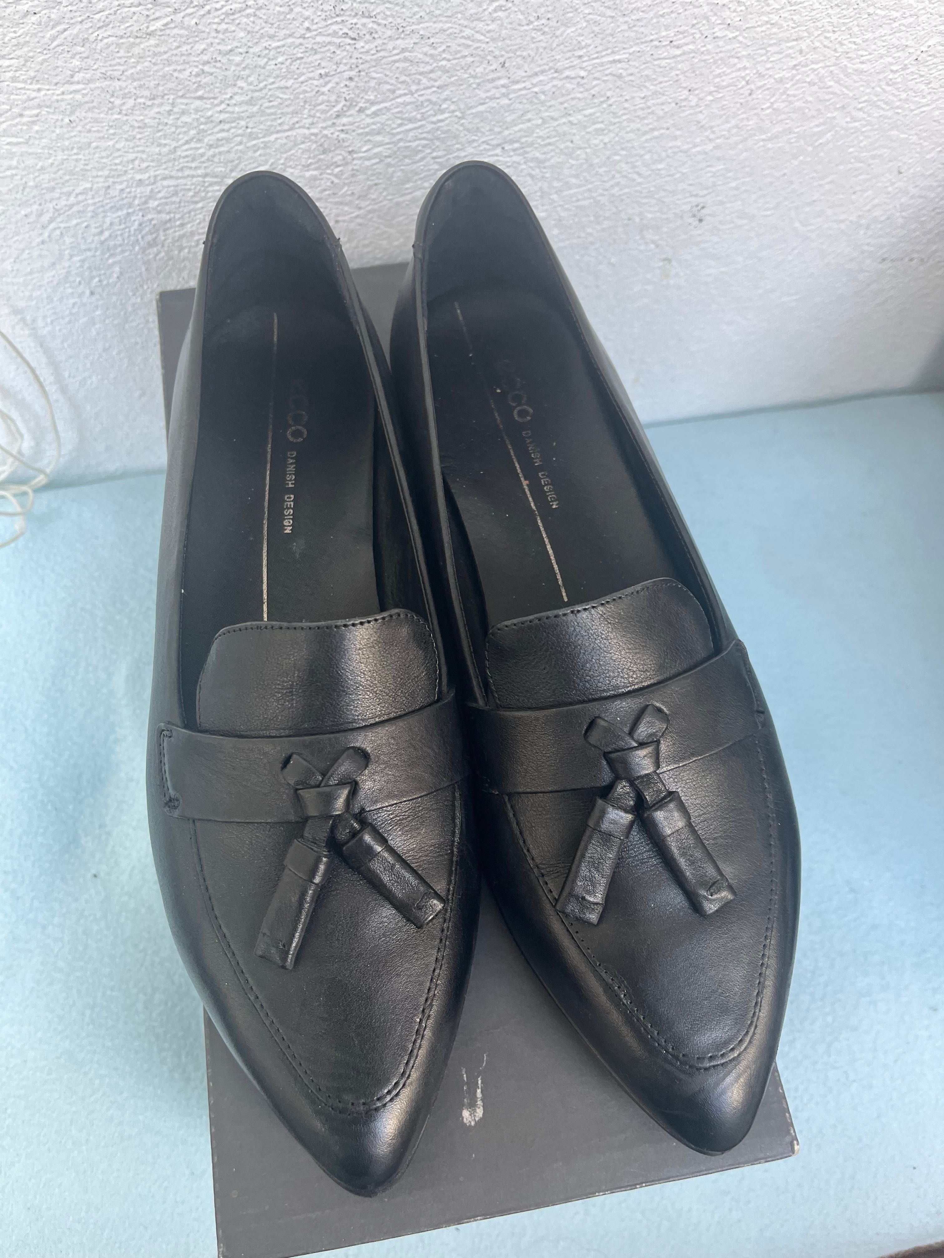 balerini  piele ECCO, noi, 39, 24.5 cm