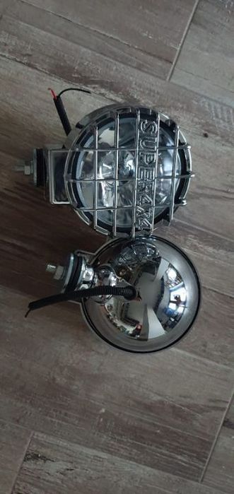 proiectoare ceata cromate cu grilaj de protectie