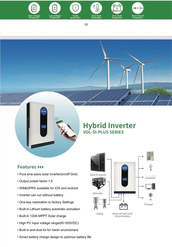 Inverter hybrid 6,2kw
