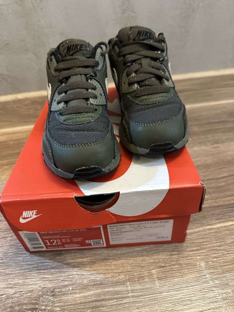 Детски маратонки Nike Air Max 90 Olive Reflective