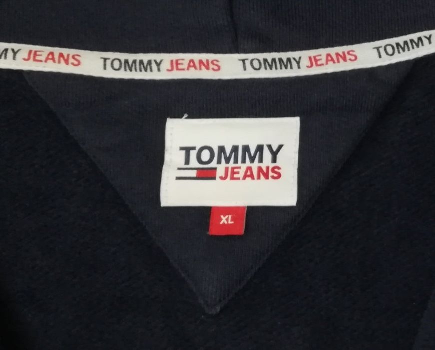 Tommy Jeans Logo Sweatshirt оригинално горнище XL памучен суичър горно