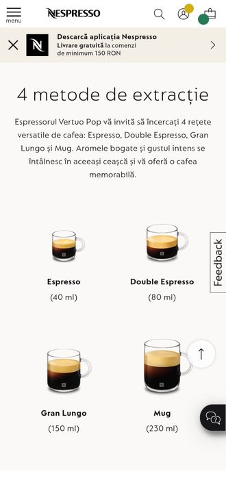 Nesspresso Vertuo Pop Aqua Mint