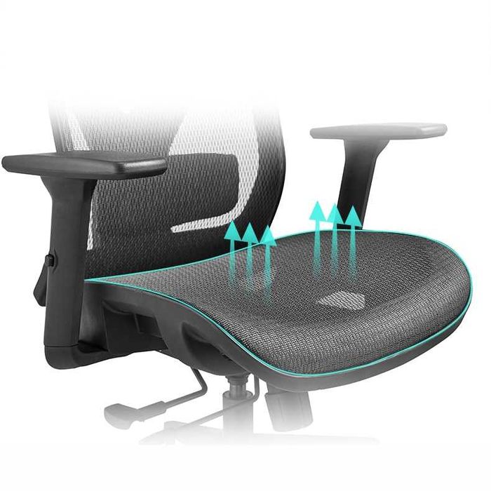 Scaun de birou mesh Ergoplus Mike XL ca nou