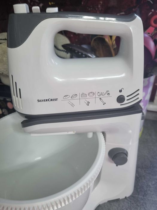 Set mixer manual cu bol rotativ