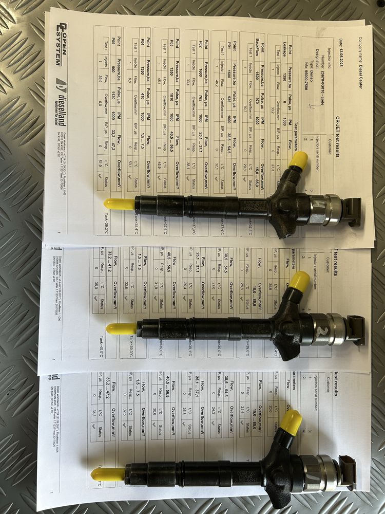 Дюзи за тойота 2,0д 116кс/duzi za Toyota 2,0 D4D 116ks