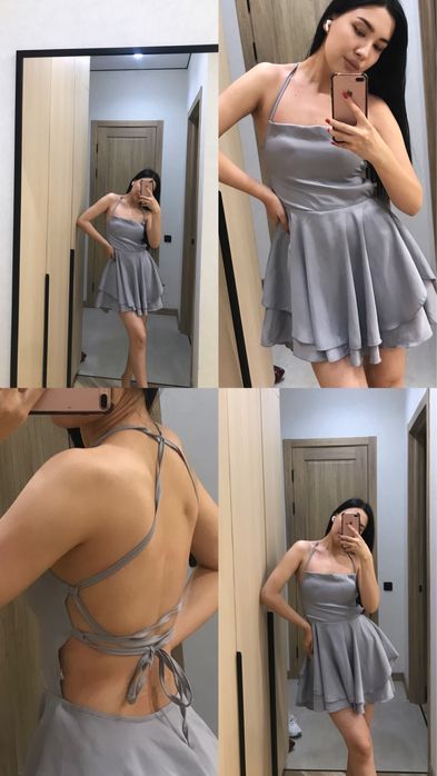 Ярко-серая платюшка