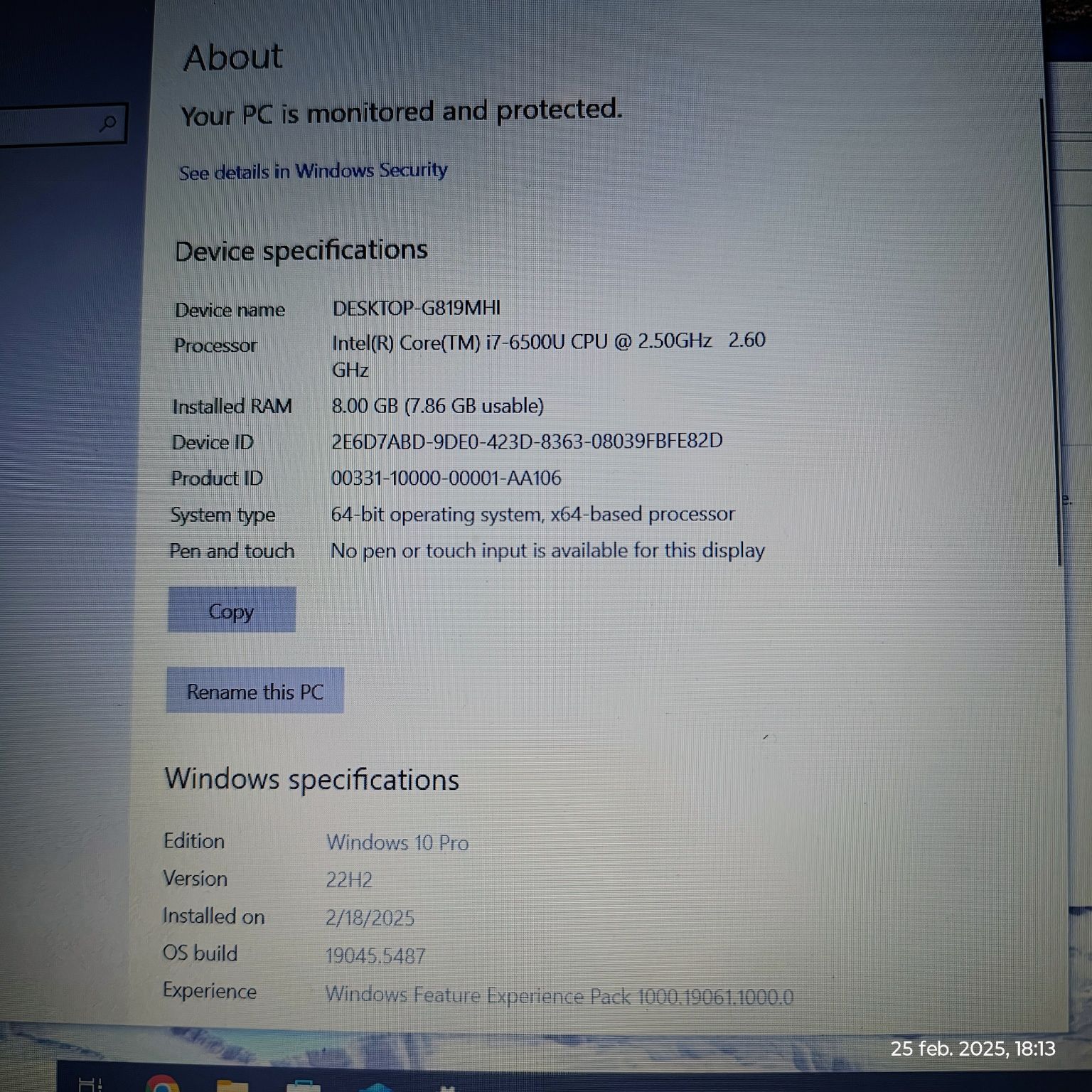 Notebook Lenovo IdeaPad 500-15ISK - 15.6"  Intel Core i7  6500U - 8Gb