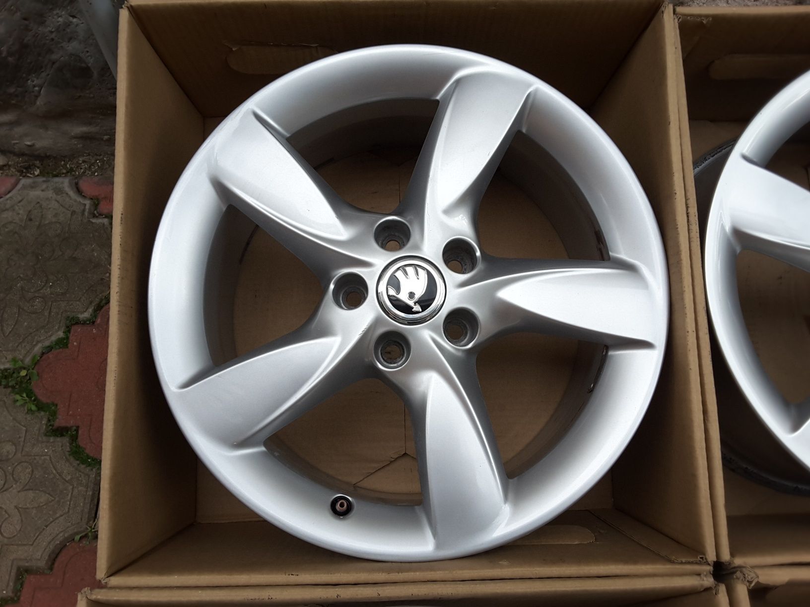 jante aliaj 17; 5x112; Skoda Kodiaq, Karoq, Superb, Octavia Scout