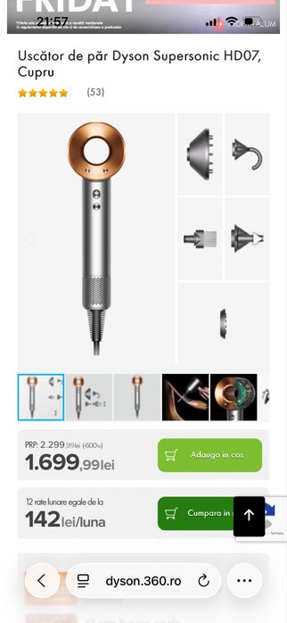 Uscator Dyson Supersonic