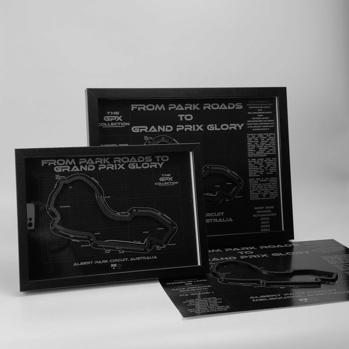 Albert Park – Hartă 3D circuit Formula 1 Australia GP • GPX Collection