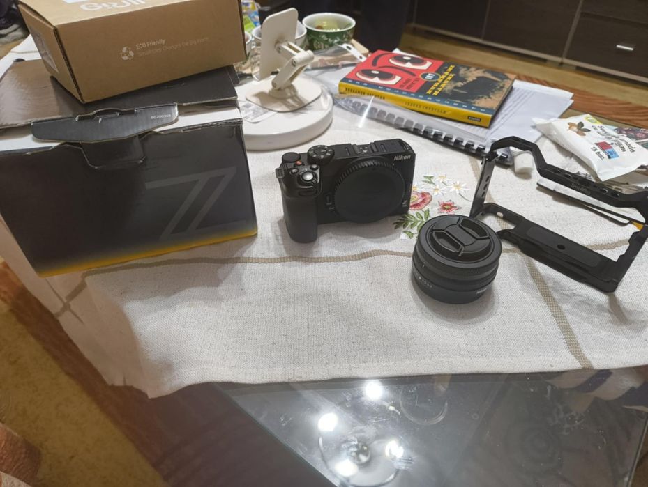 Nikon Z30 ca nou cu obiectiv si smallrig