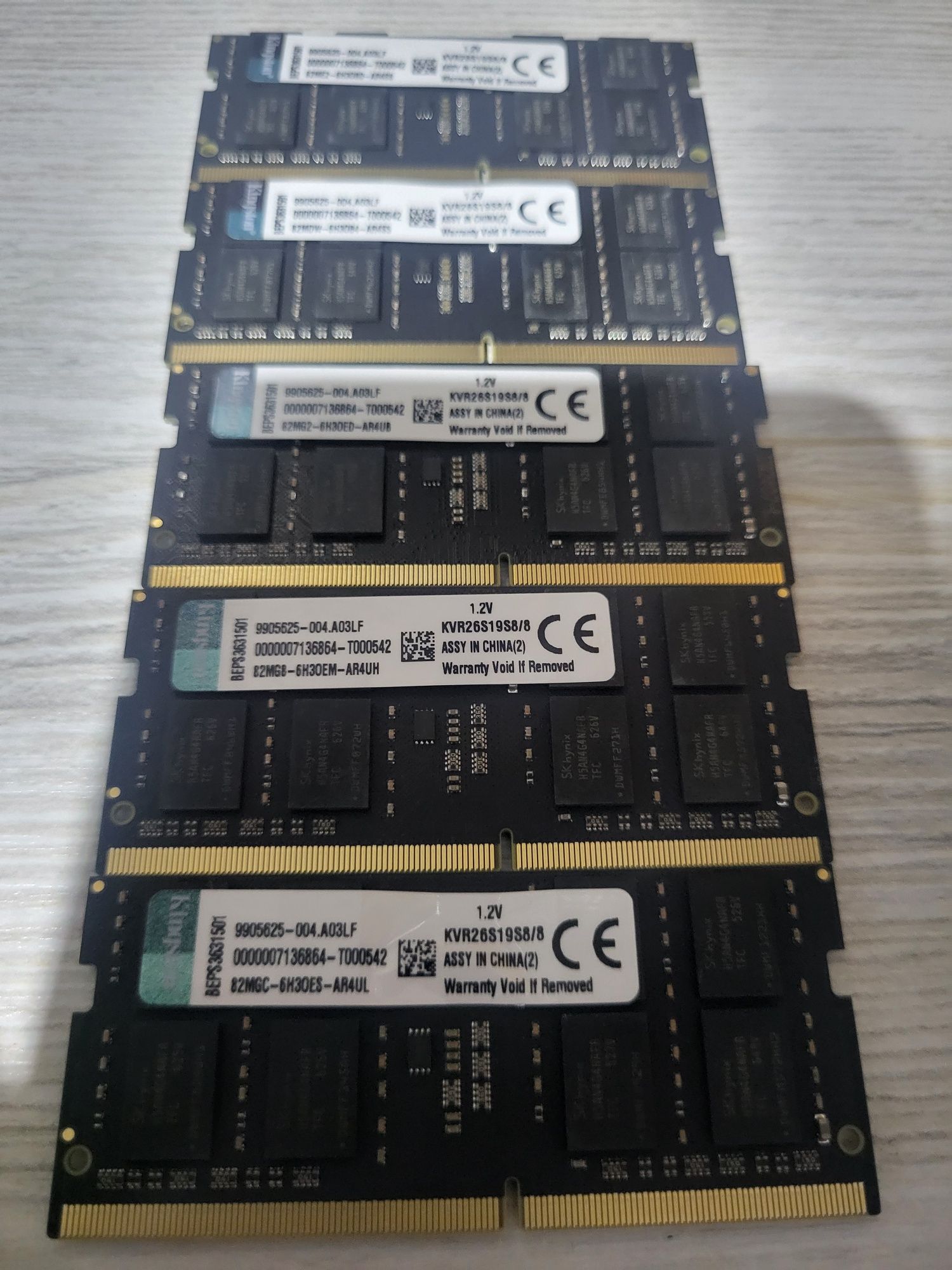 Новые DDR3 8GB / 8GB 2666 Lexar, DDR3 8GB штучный  7уе