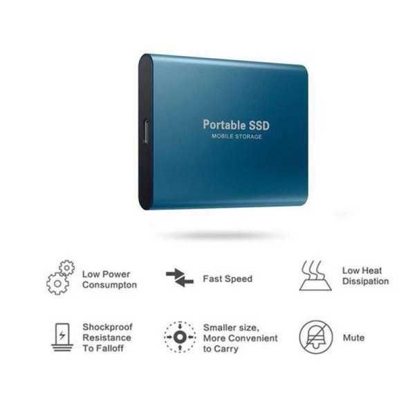 Xiaomi SSD Оригинален 128TB твърд диск 128 терабайта вход USB тип "С"