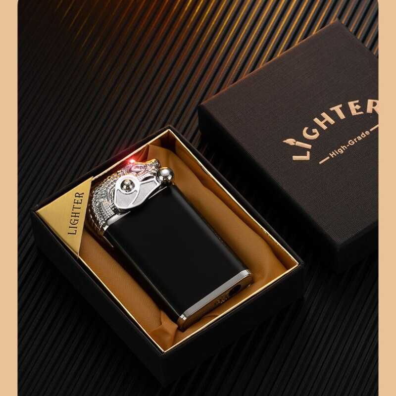 Bricheta-Dual-Flame Crocodile Lighter