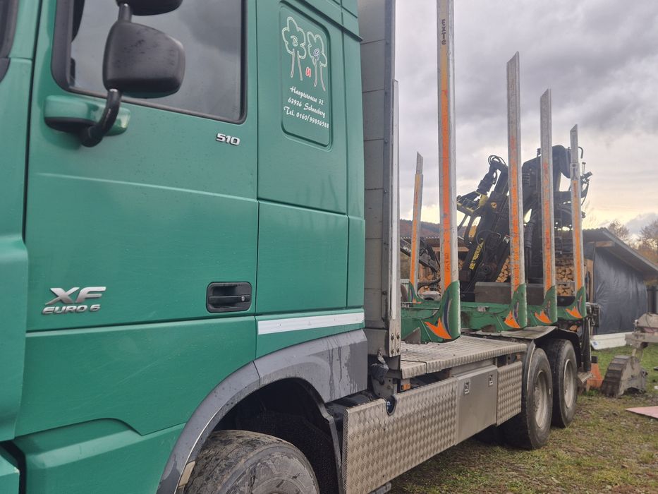 Vând daf forestier cu macara loglift 125