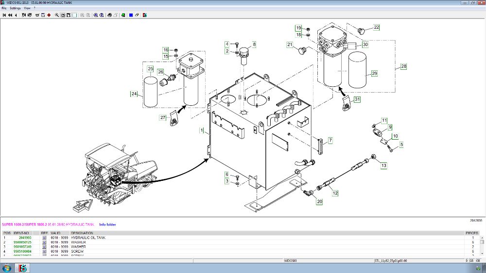 Wirtgen widos Spare Parts Catalog (01.2013)