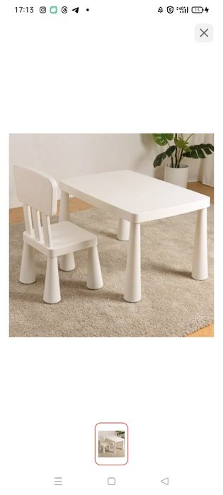 Продам детский стол и стульчик