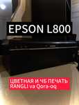 Printer EPSON L800, принтер, цветной и чб печать, Фото, CD/DVD