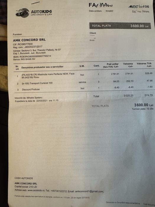 5000 de lei una noua! Masinuta electrica copii.