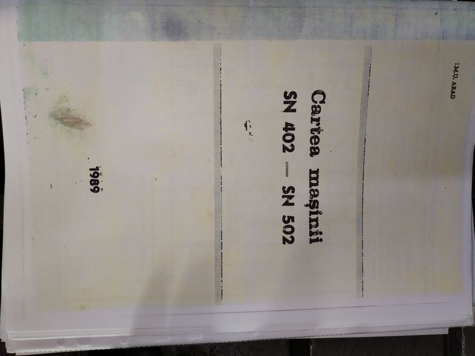 Carte strung,freză, mașină rectificare