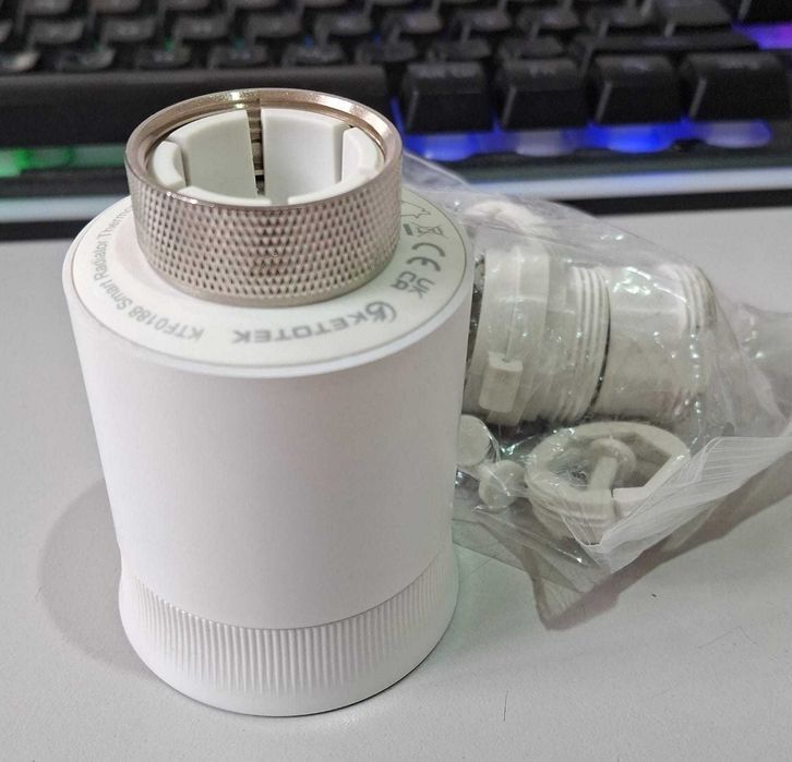 Termostat inteligent KETOTEK KTF0188 Zigbee, pentru radiator, WiFi