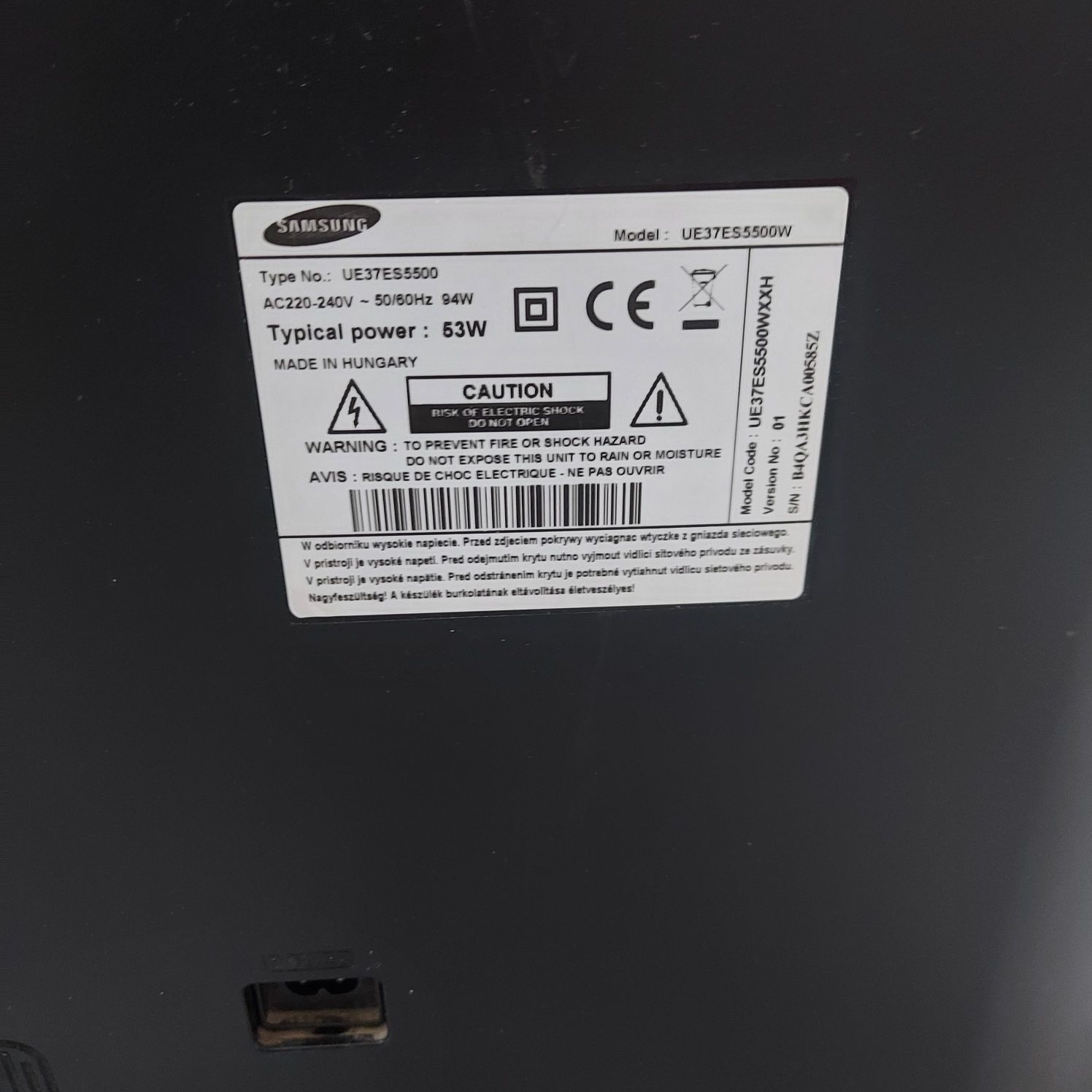 Tv smart samsung diagonala 94