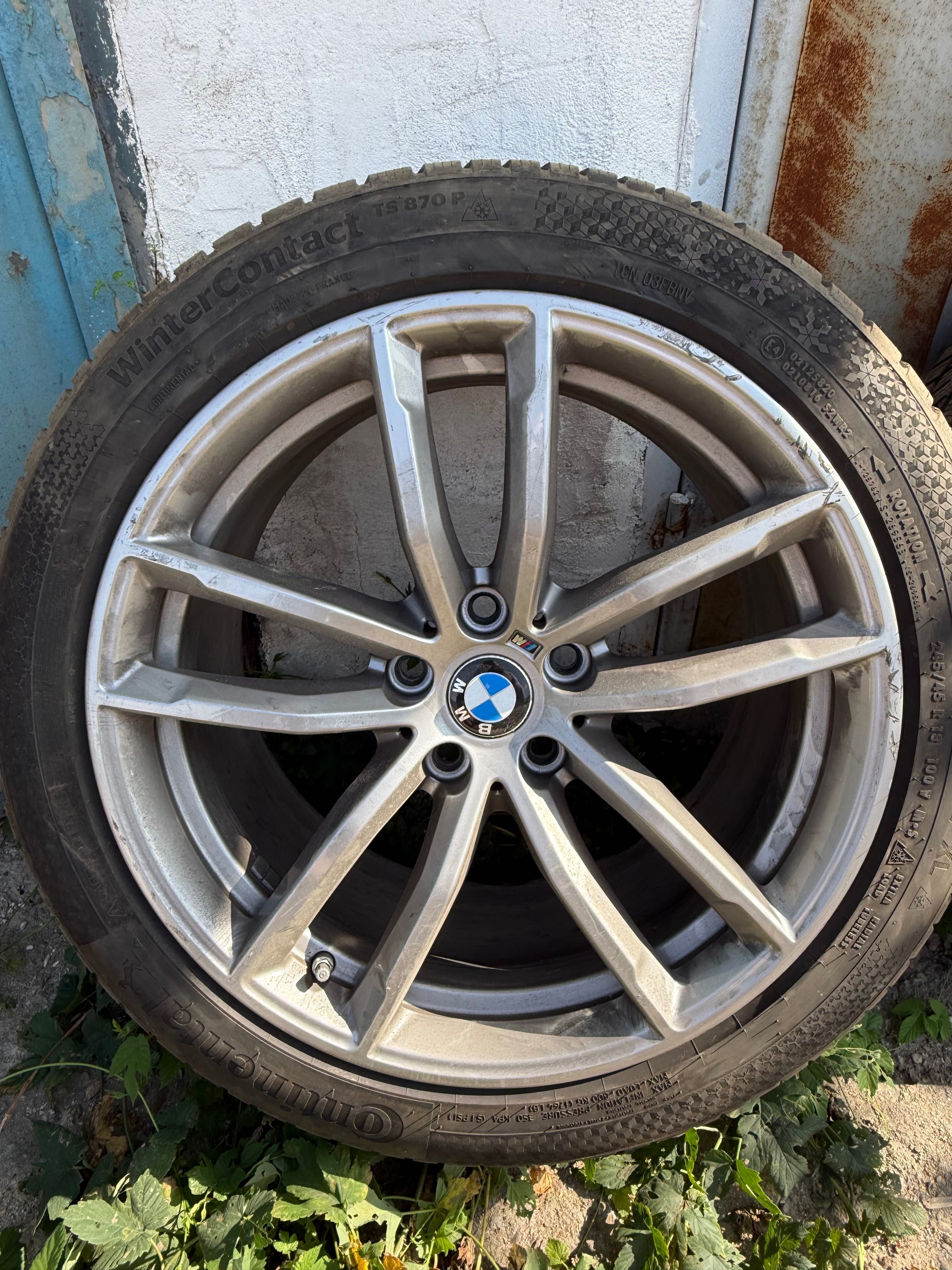 18" BMW Джанти с Датчици и Нови Зимни Гуми Continental TS870 BMW G20