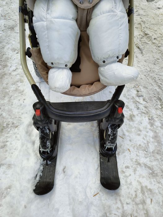 Универсальные лыжи на коляску