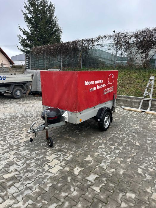Remorcă 750kg prelată Germania