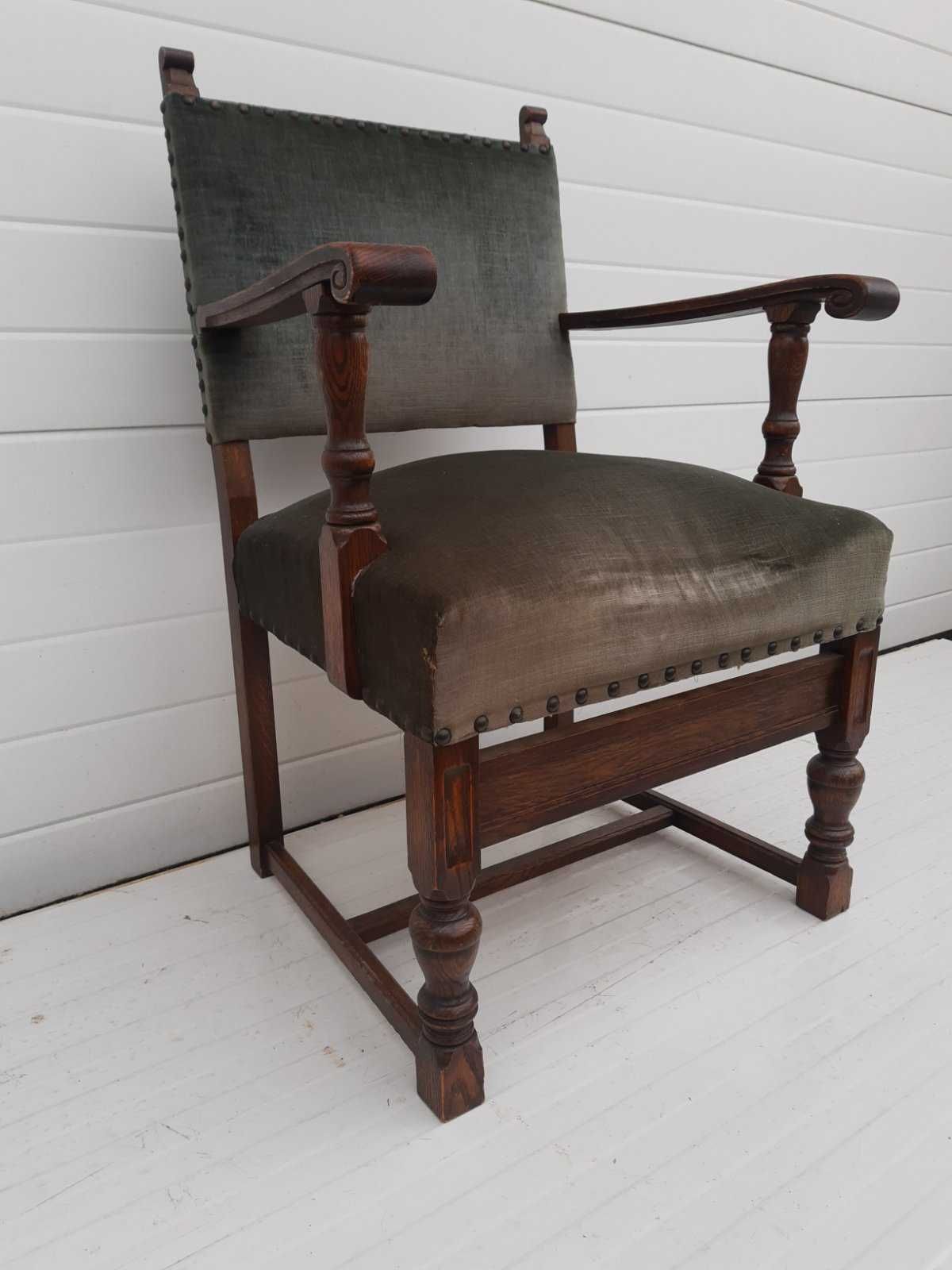 Стилен старинен стол Кресло внос Франция