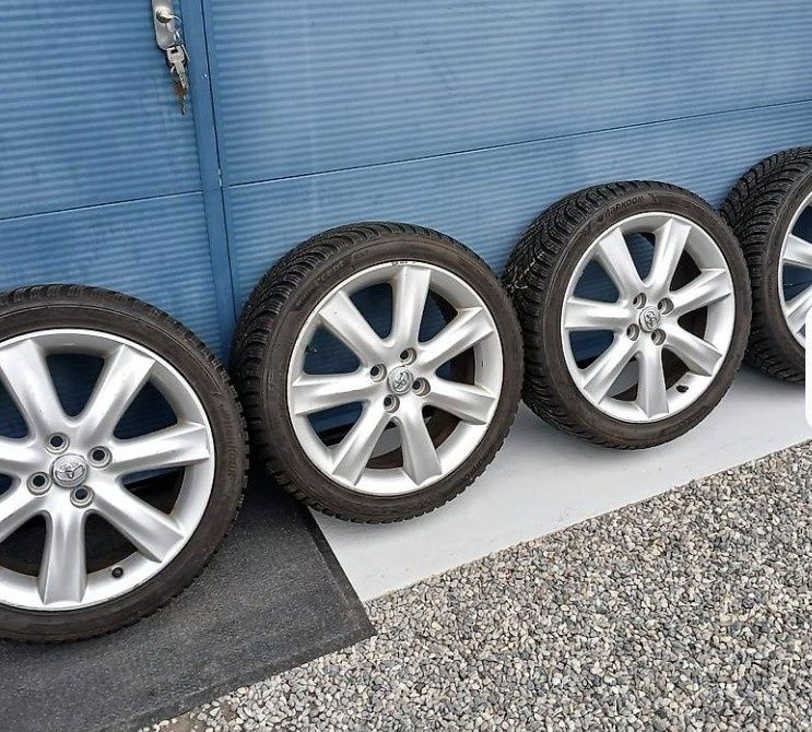 17 цола джанти за Тойота-4х100-Зимни гуми  дот 2022