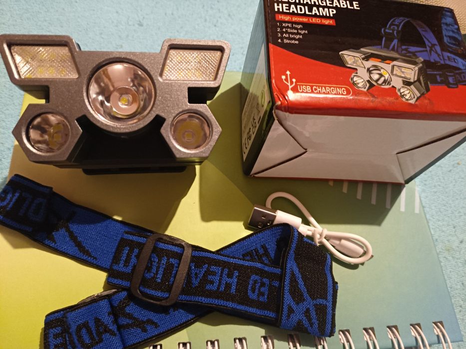 Lanterna de cap 4 moduri