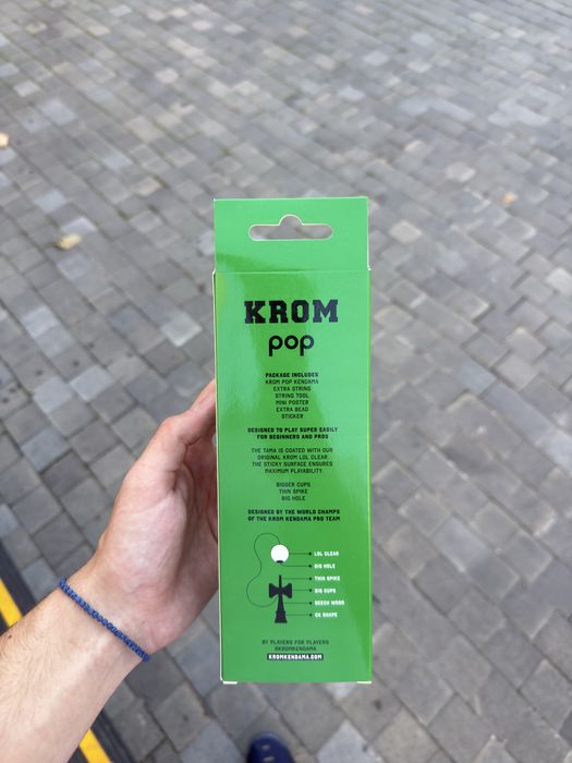 Kendama Krom Pop Lol Green/ Verde