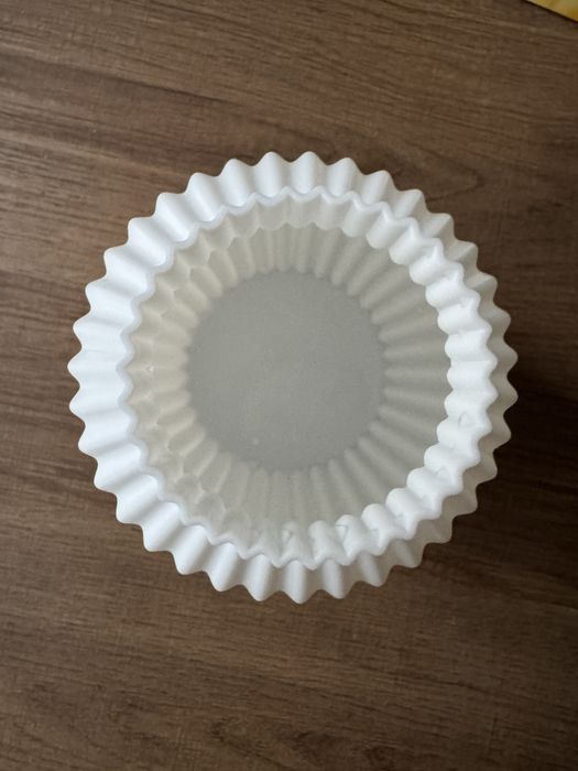 Vaza decorativa printata 3D - alb