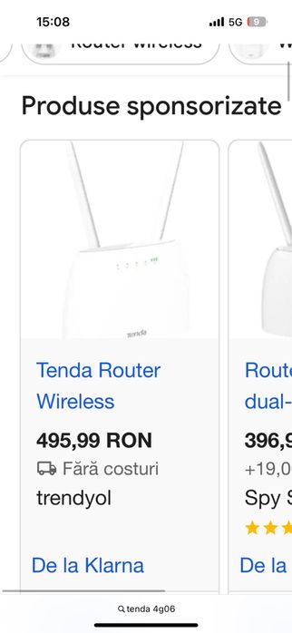 Routere tenda in stare foarte buna