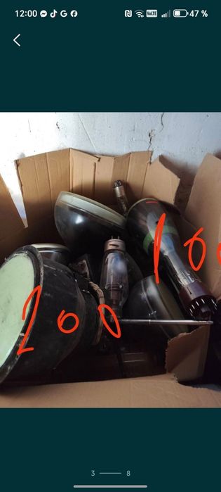 Tuburi osciloscop 100 de lei bucata