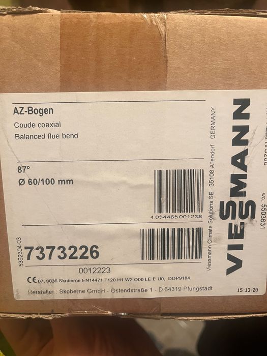 Коляно димоотвод viessmann