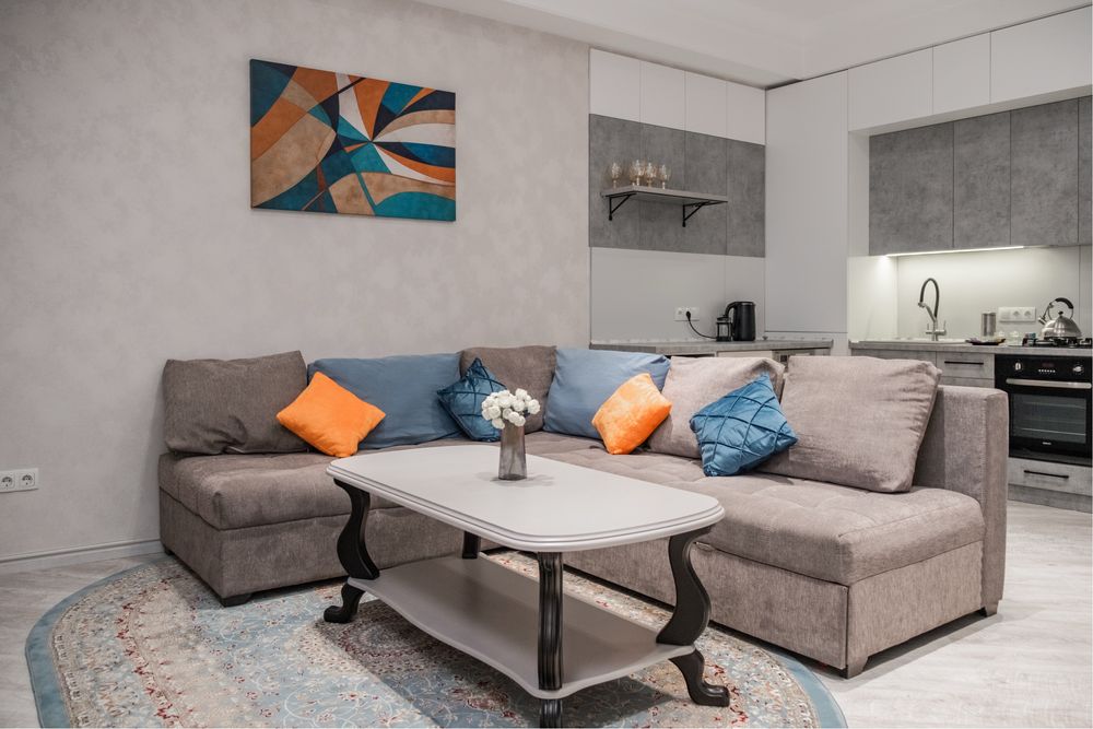 Уютные современные аппартаменты, жк Казахстан на метро минор