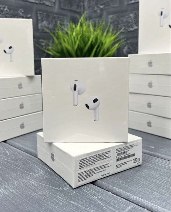 Airpods 3 Premium Lux Apple iPhone Наушники беспроводной Айрподс АйфОН