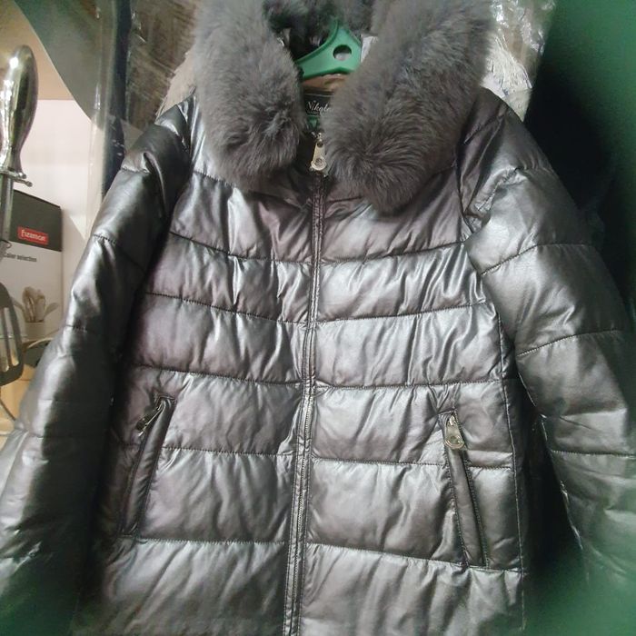 пуховик два раза одевали