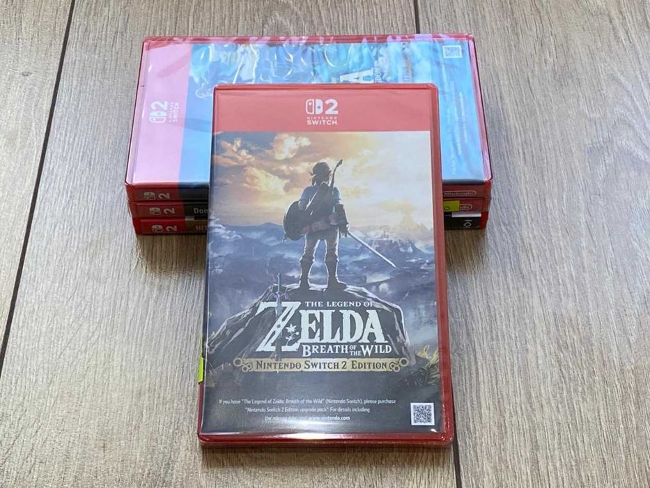 Новый картридж NintendoSwitch 2 The Legend Of Zelda:Breath of the Wild