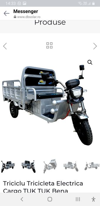 Tricicleta electrică TUK TUK