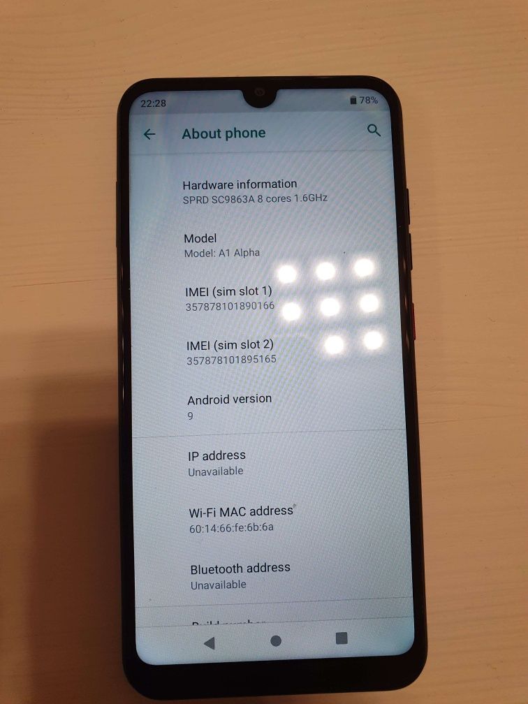 Телефон A1 Alpha