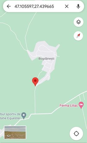 Vând 1 hectar teren sat Bogdănești, com. Horlești, jud. Iași