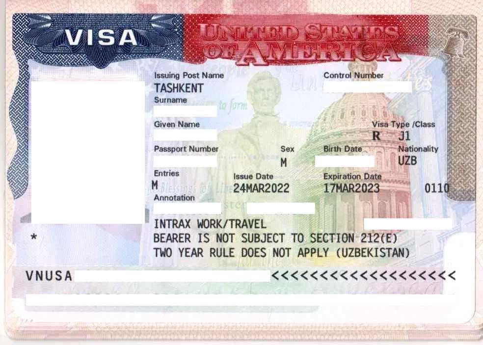 Виза в США / Amerikaga viza