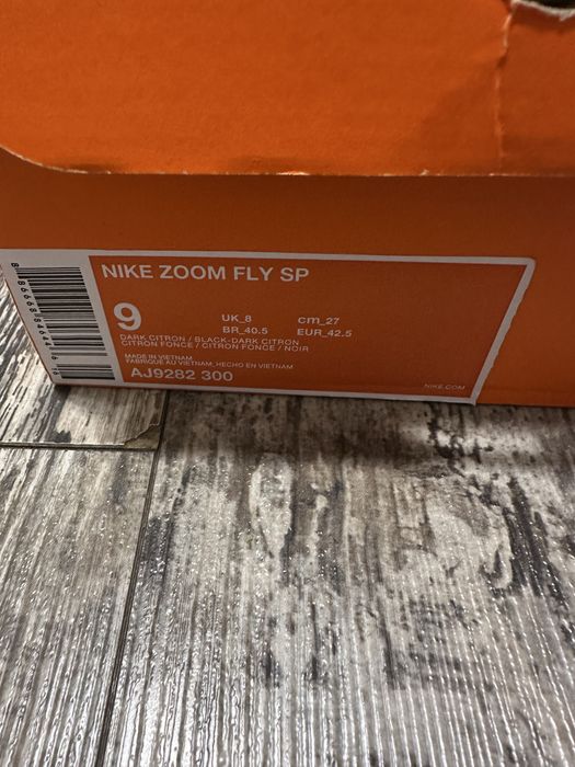 Nike zoom fly SP Dark Citron 42