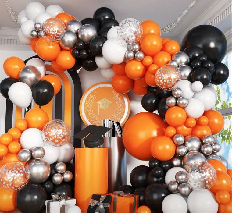 115 балона украса за Хелоуин с лента